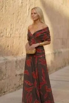 Delphine™ | Robe Longue en Chiffon Élégante