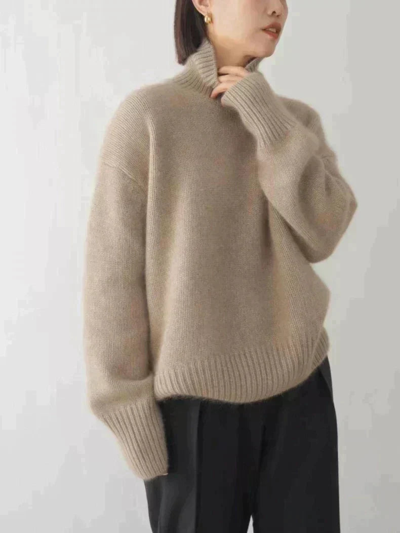 Nathalie | Pull Col Roulé Oversize