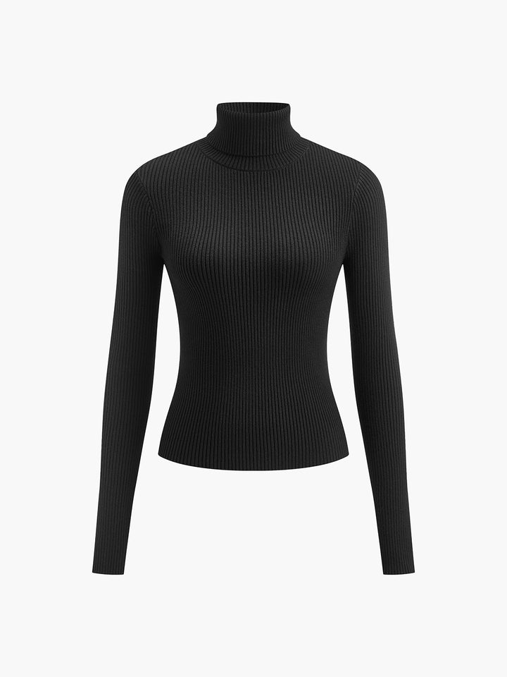 Greer | Pull à col roulé côtelé