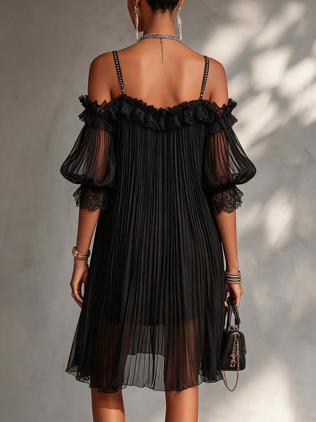 Aurore | Robe Longue en Mousseline Col en V