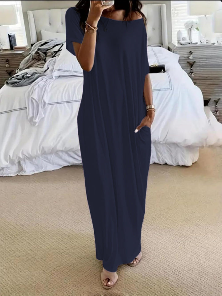 Elowen™ | Robe Oversize Épaule Dénudée