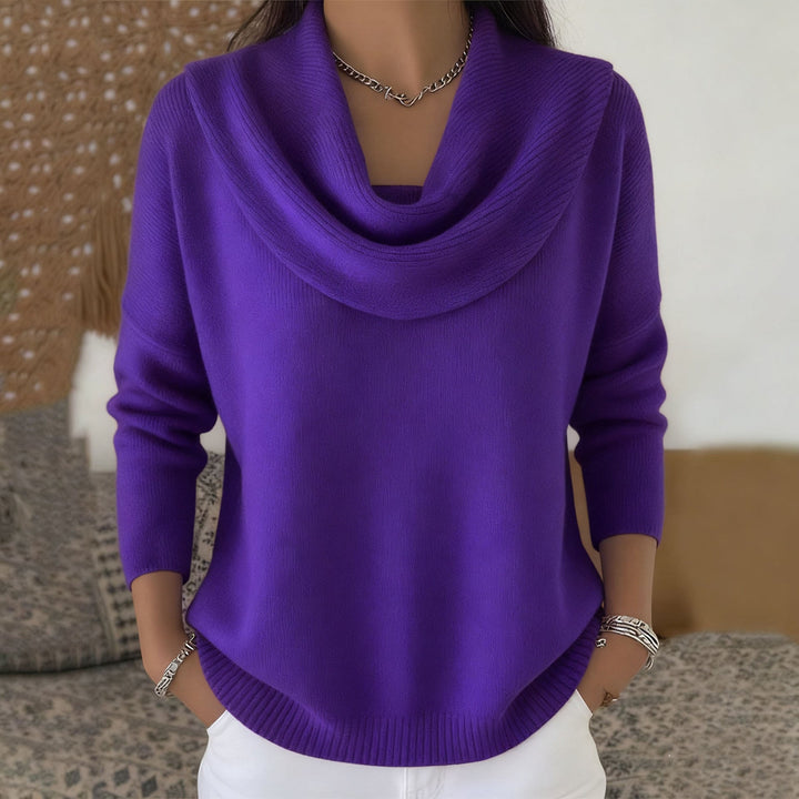 Juliette | Pull à Col Drapé