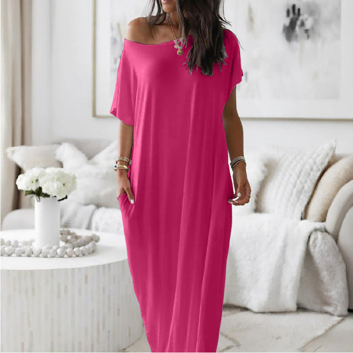 Elowen™ | Robe Oversize Épaule Dénudée