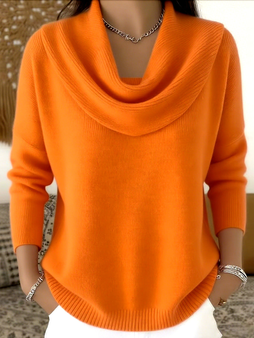 Juliette | Pull à Col Drapé