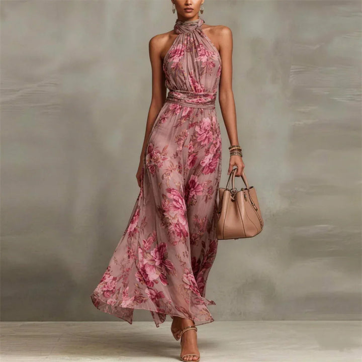 Vanna | Robe Maxi à Bretelles Florale