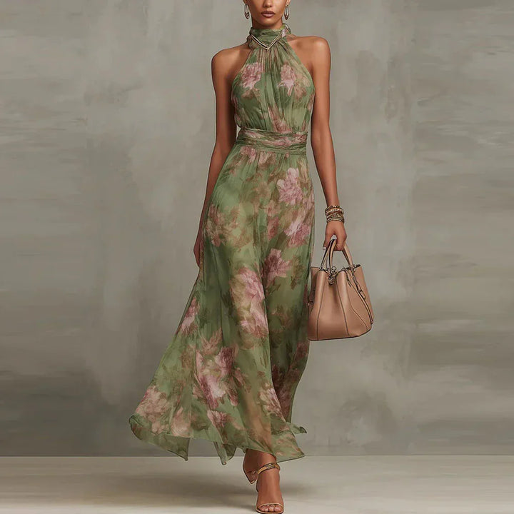 Vanna | Robe Maxi à Bretelles Florale