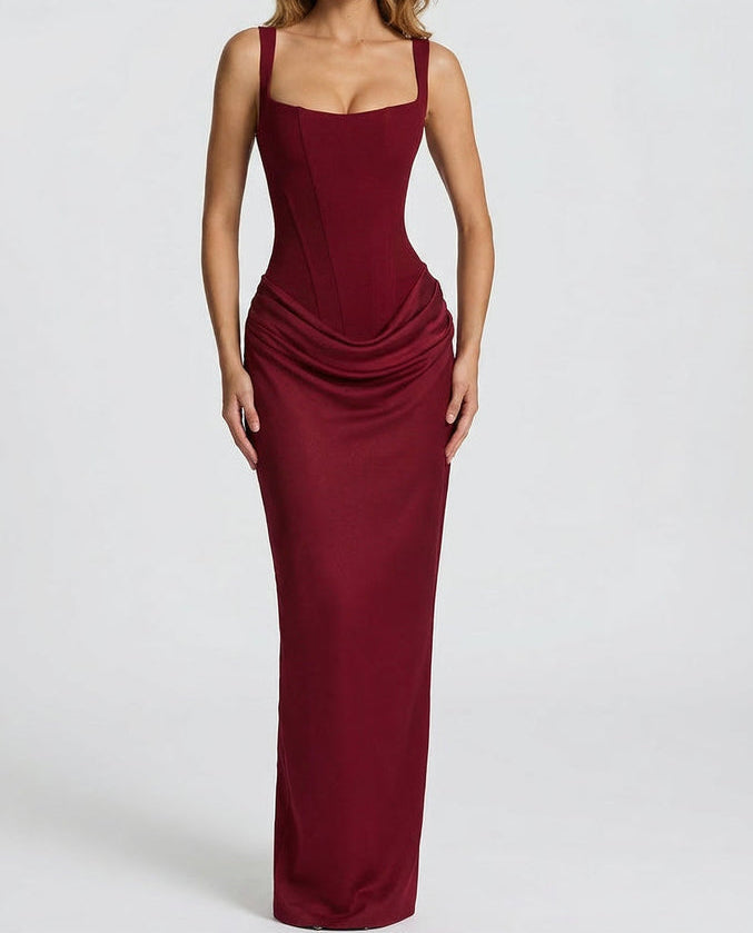 Sienna | Robe longue élégante à corset