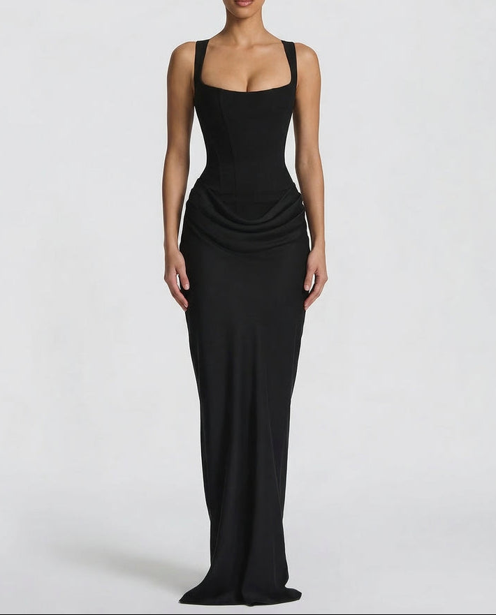 Sienna | Robe longue élégante à corset