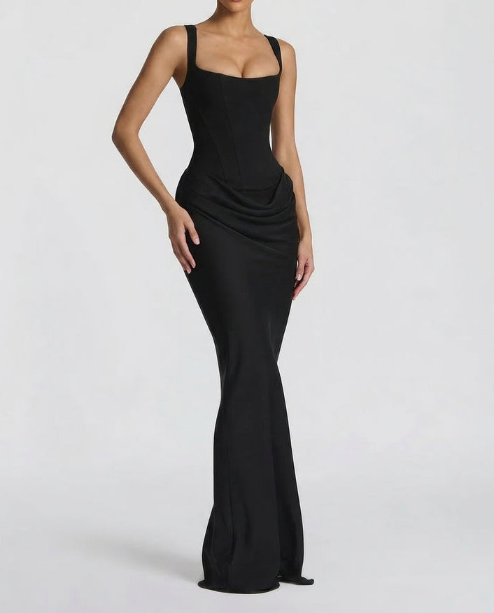 Sienna | Robe longue élégante à corset