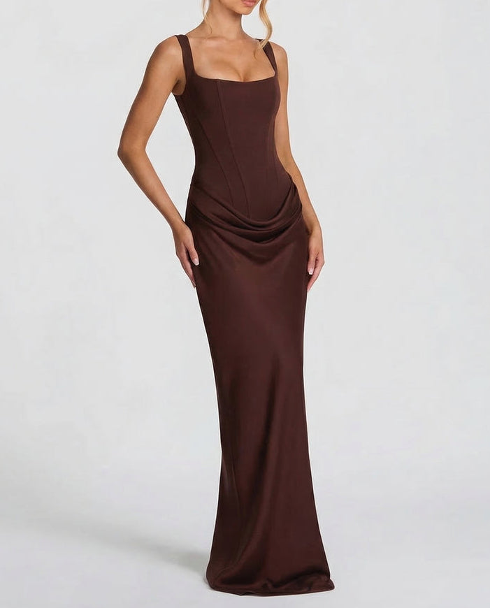 Sienna | Robe longue élégante à corset