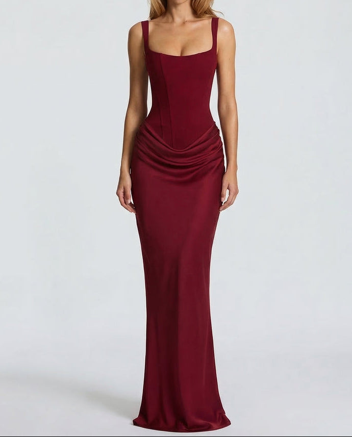 Sienna | Robe longue élégante à corset