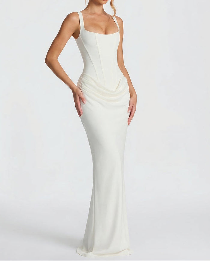 Sienna | Robe longue élégante à corset