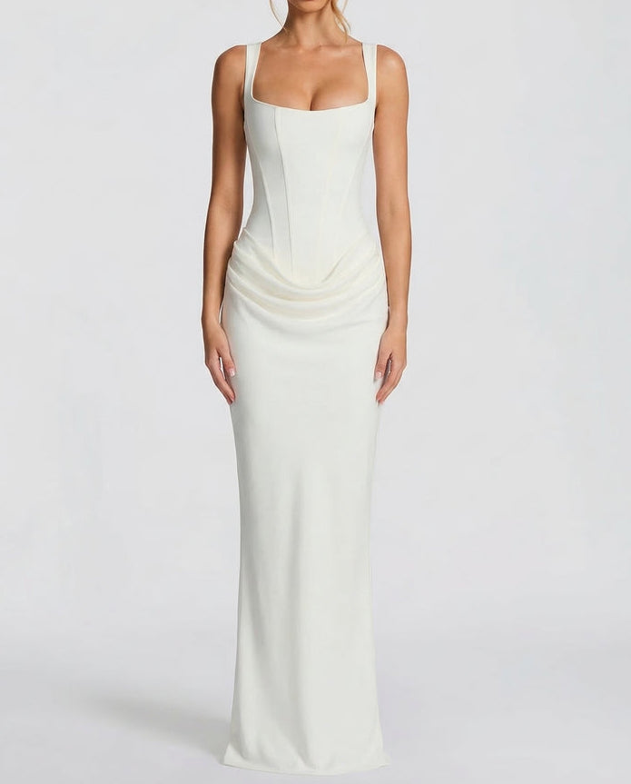 Sienna | Robe longue élégante à corset
