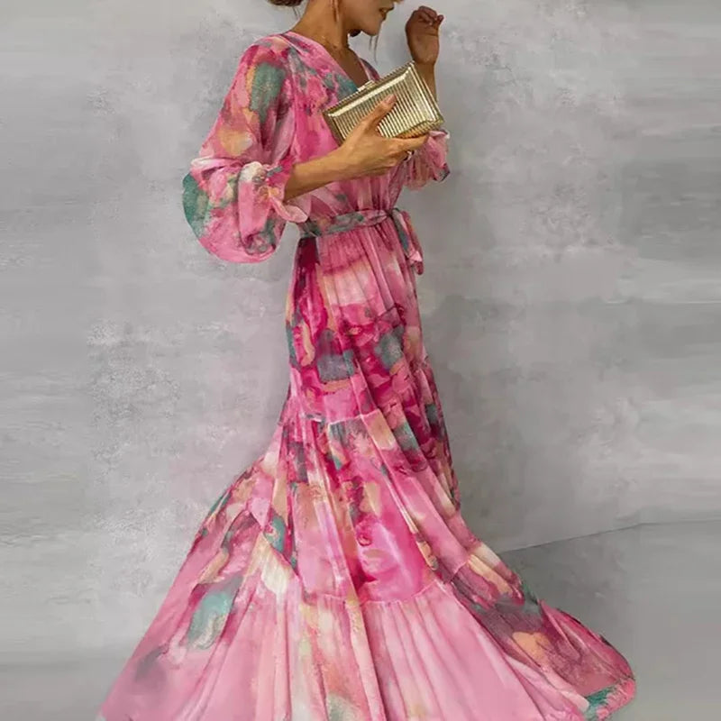 Sophie | Élégante robe à fleurs