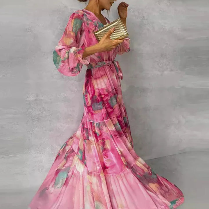 Sophie | Élégante robe à fleurs
