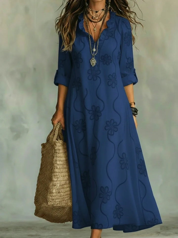 Aurevia - Robe Longue Florale d'Été