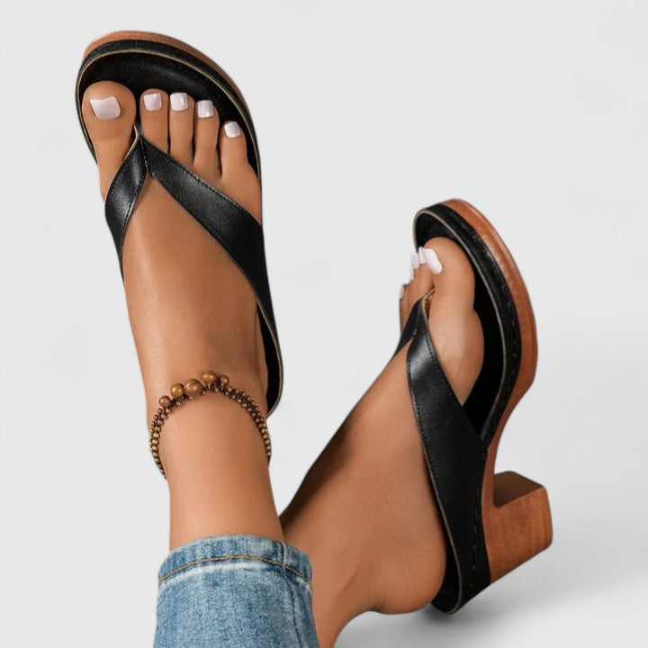 Escarpins orthopédiques en cuir véritable pour les grandes occasions