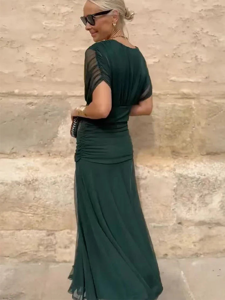 Delphine™ | Robe Longue en Chiffon Élégante