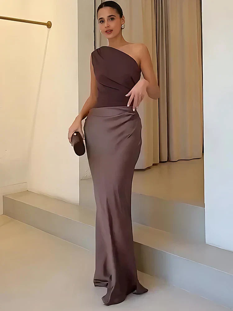 Sidonie | Maxi Robe en Satin