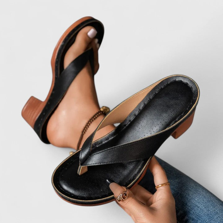 Escarpins orthopédiques en cuir véritable pour les grandes occasions