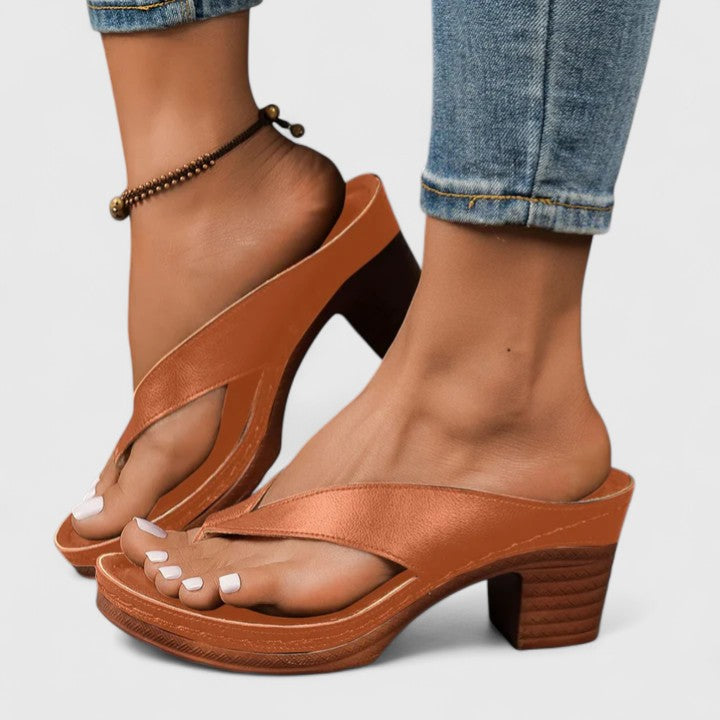 Escarpins orthopédiques en cuir véritable pour les grandes occasions