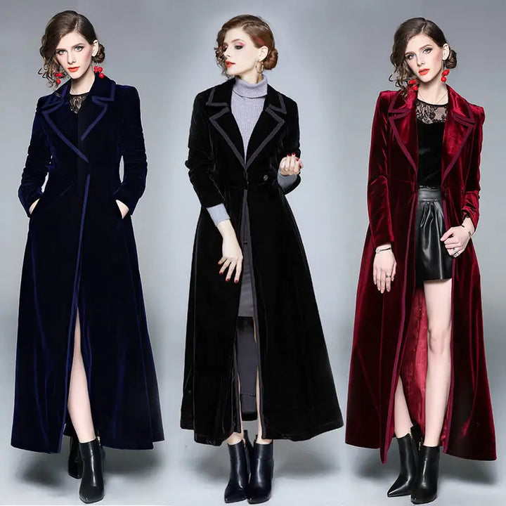 Séraphine | Manteau long en velours