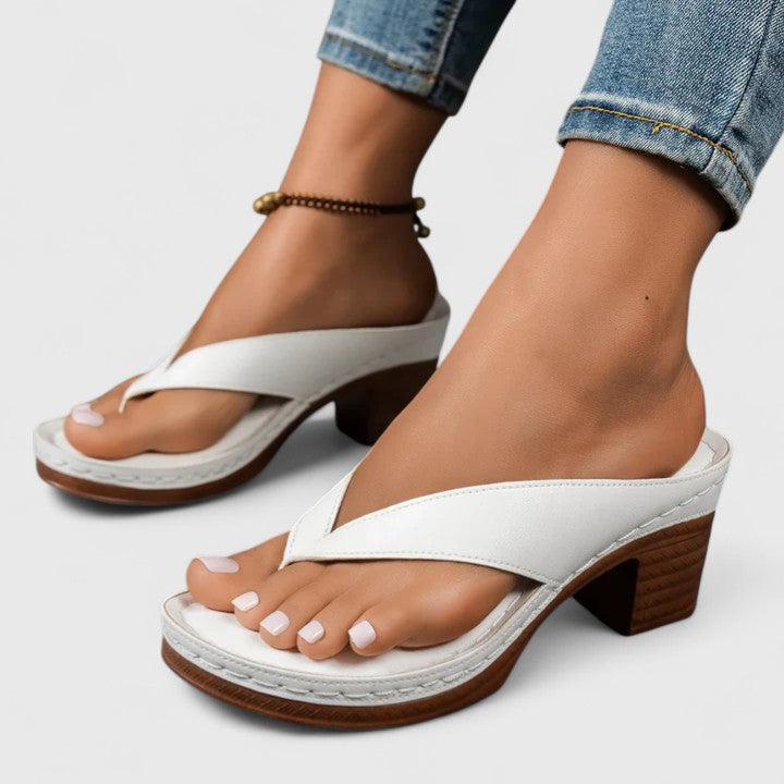 Escarpins orthopédiques en cuir véritable pour les grandes occasions