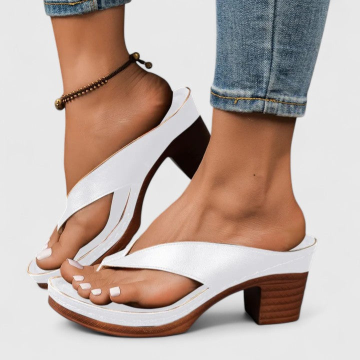 Escarpins orthopédiques en cuir véritable pour les grandes occasions