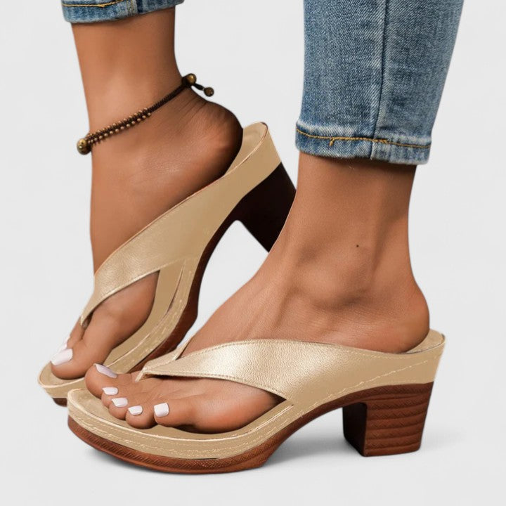 Escarpins orthopédiques en cuir véritable pour les grandes occasions