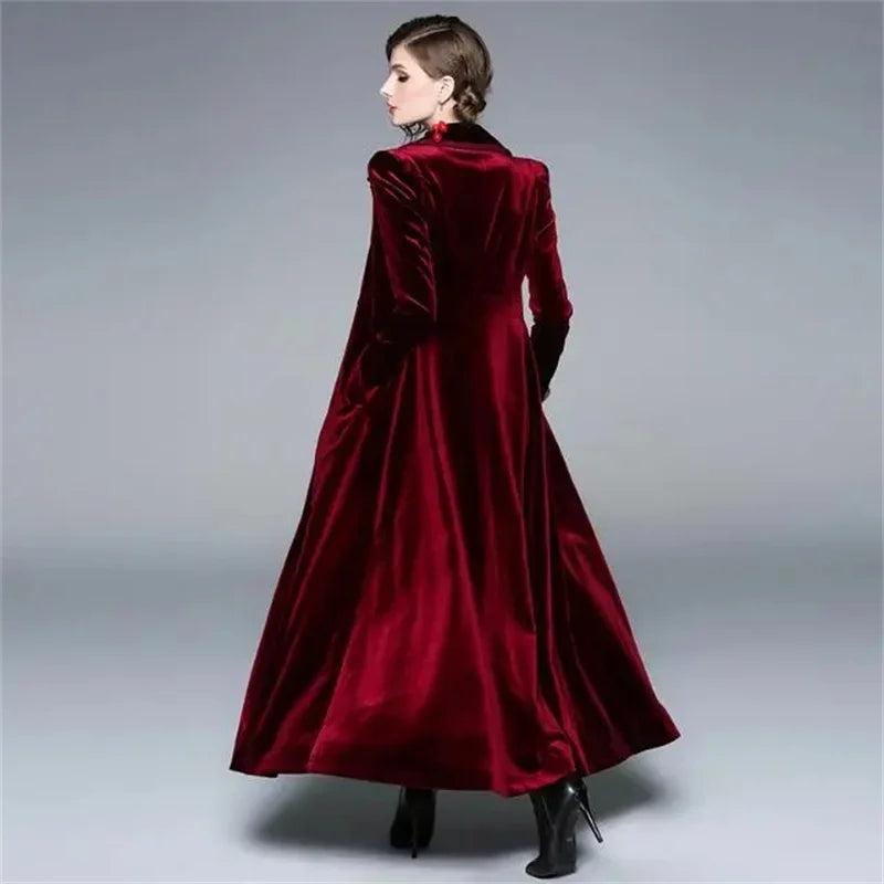 Séraphine | Manteau long en velours