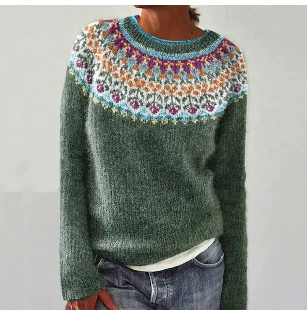 Elsa | Pull rayé douillet