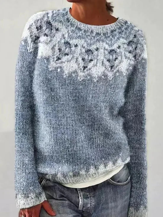 Elsa | Pull rayé douillet