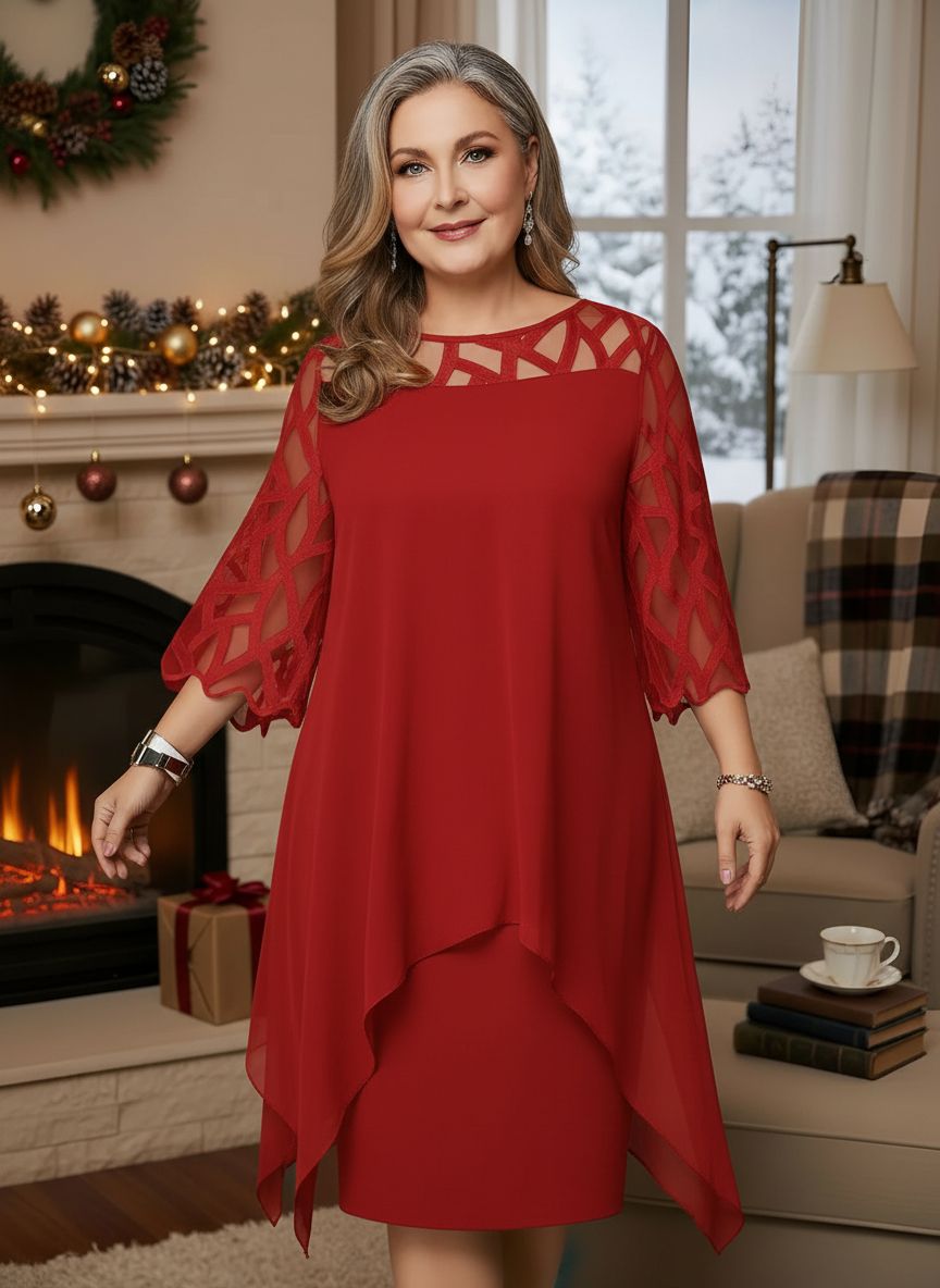 Robe élégante en dentelle Josephine™