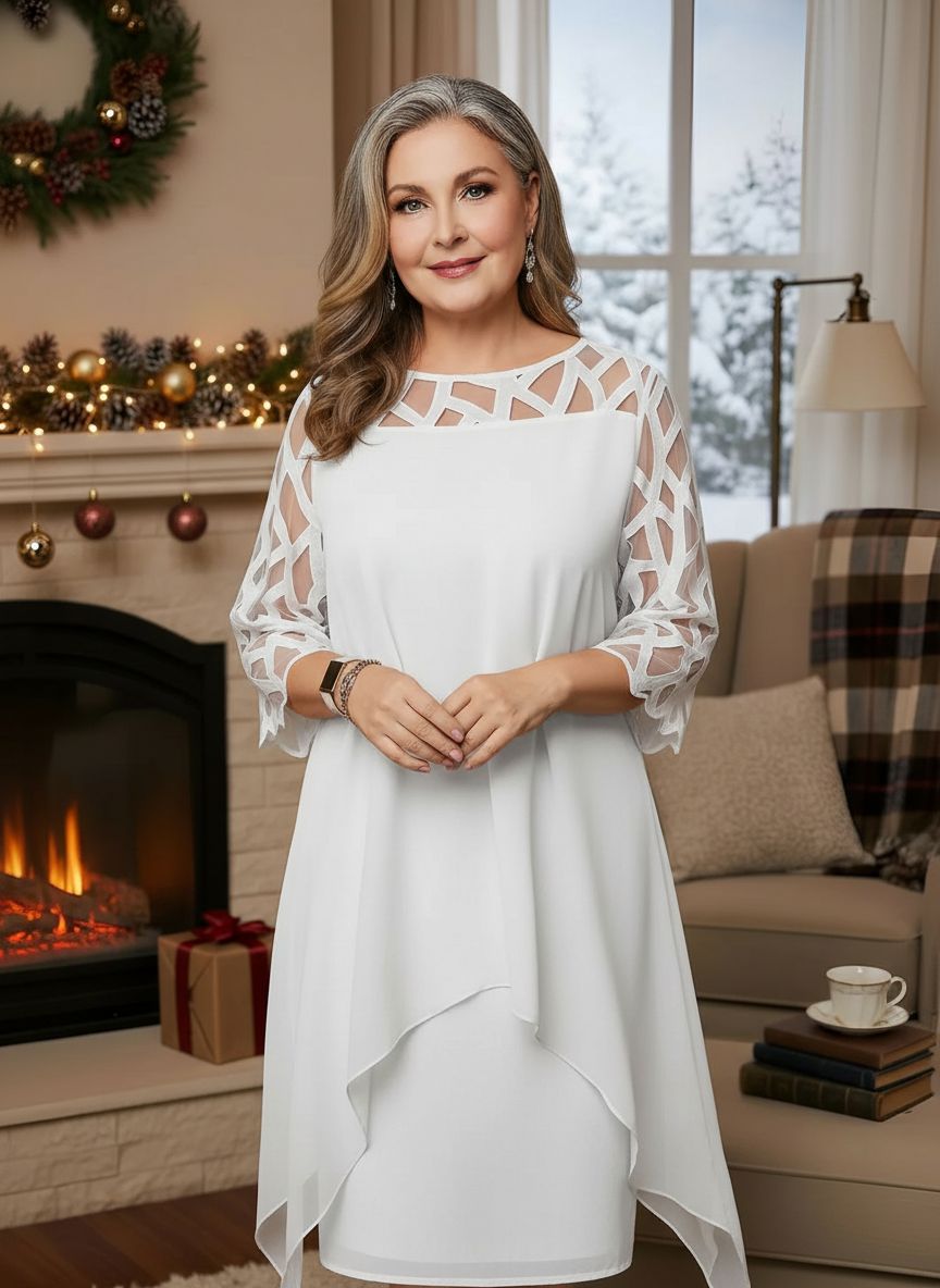 Robe élégante en dentelle Josephine™