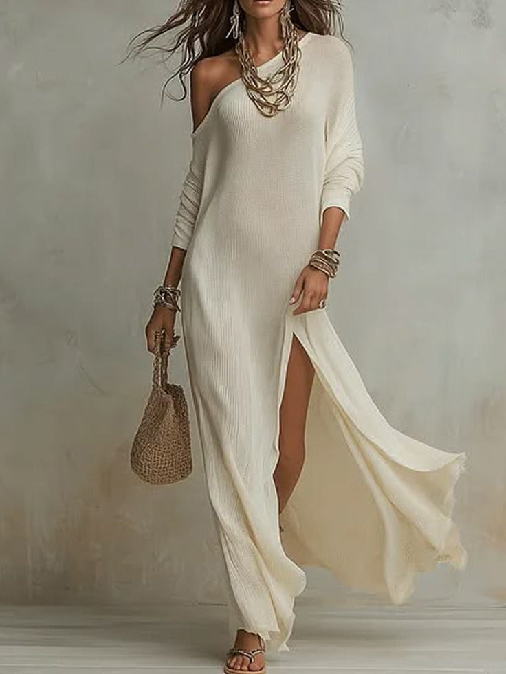 Mirabelle™ | Robe à Épaule Dénudée