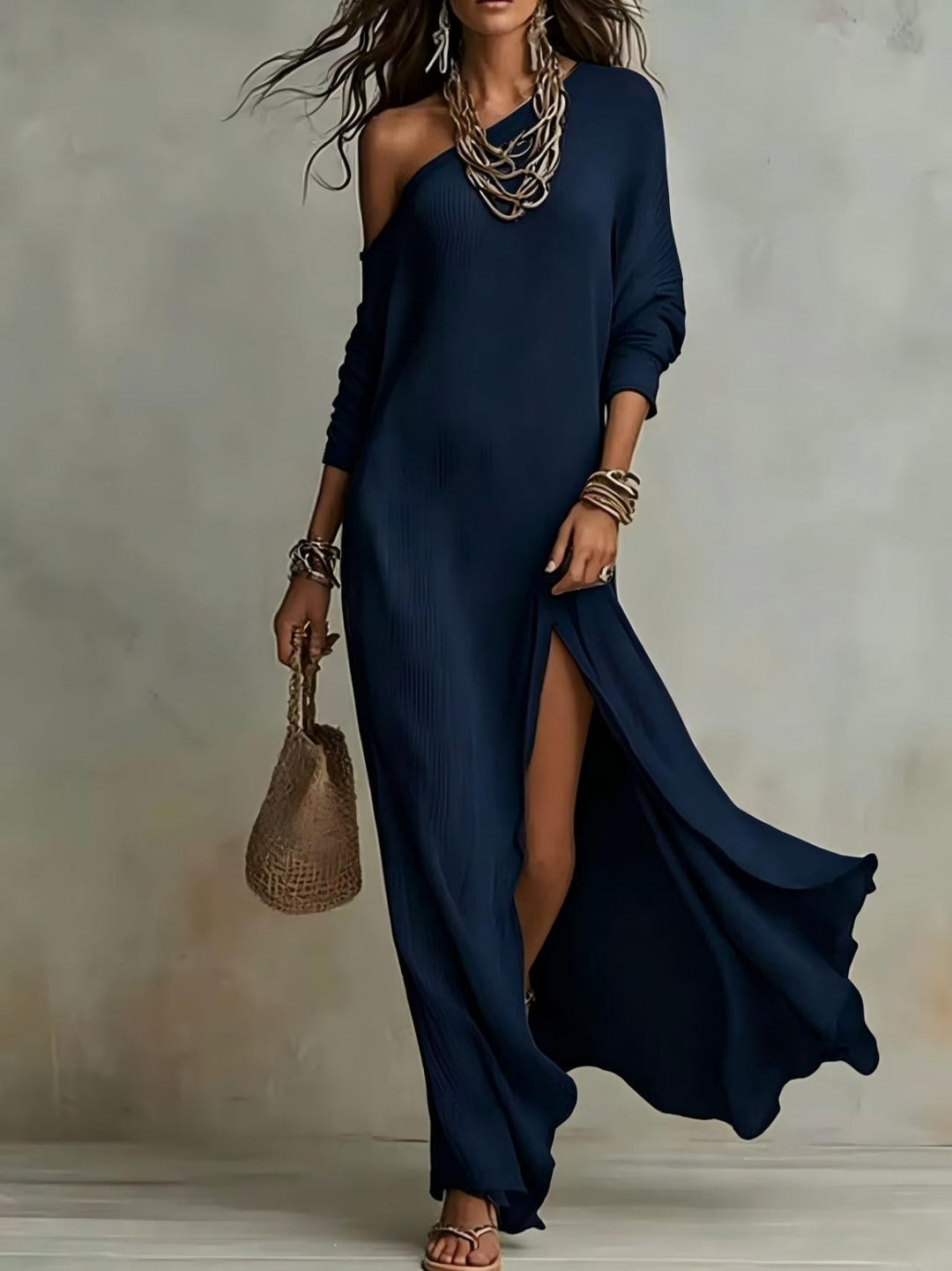 Mirabelle™ | Robe à Épaule Dénudée