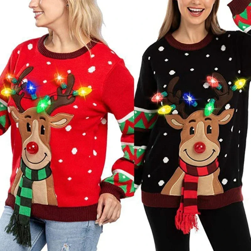 Holly | Pull de Noël lumineux