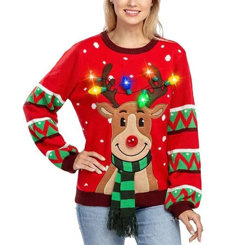 Holly | Pull de Noël lumineux
