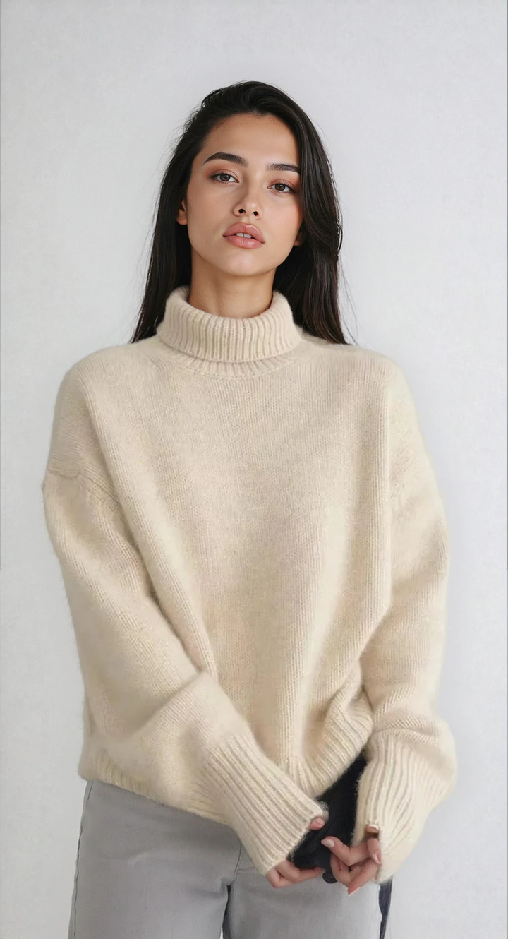 Colette Grace | Pull à col roulé décontracté