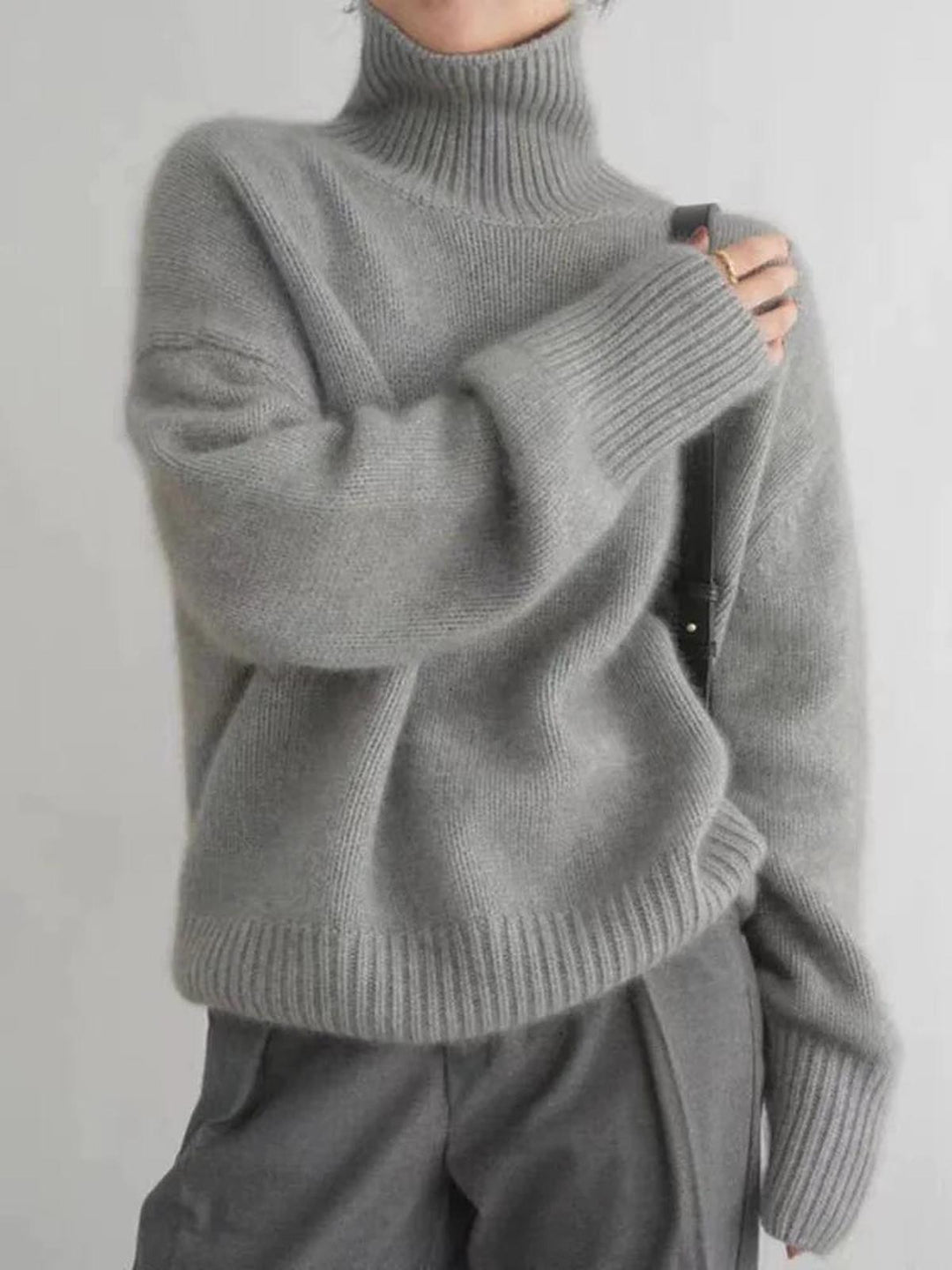 Colette Grace | Pull à col roulé décontracté