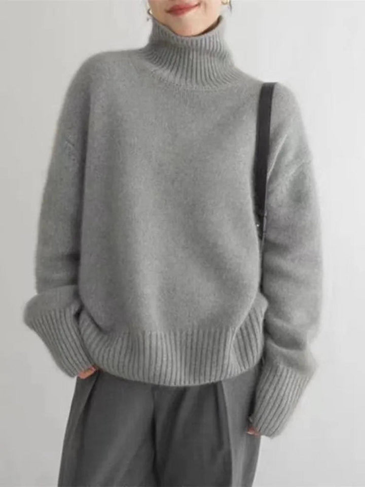 Colette Grace | Pull à col roulé décontracté
