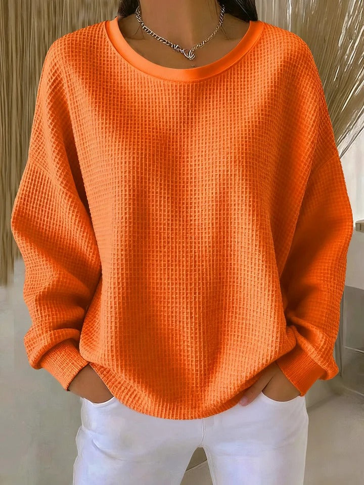 Nathalie | Pull Gaufré Classique