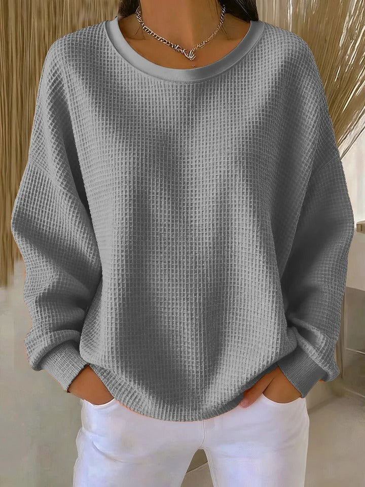 Nathalie | Pull Gaufré Classique