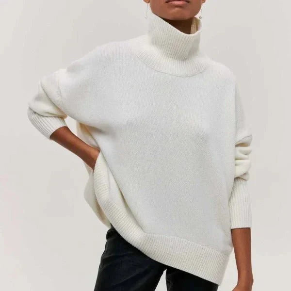 Amanda | Pull à col roulé oversize et douillet