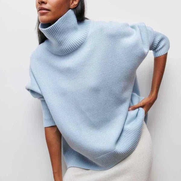 Amanda | Pull à col roulé oversize et douillet