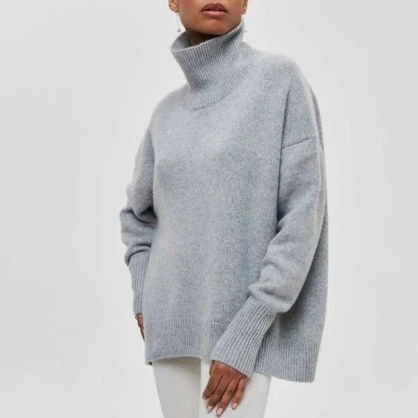 Amanda | Pull à col roulé oversize et douillet