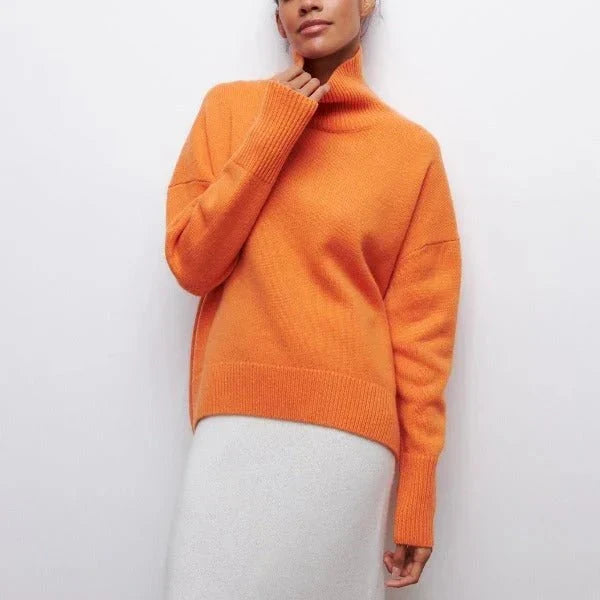 Amanda | Pull à col roulé oversize et douillet
