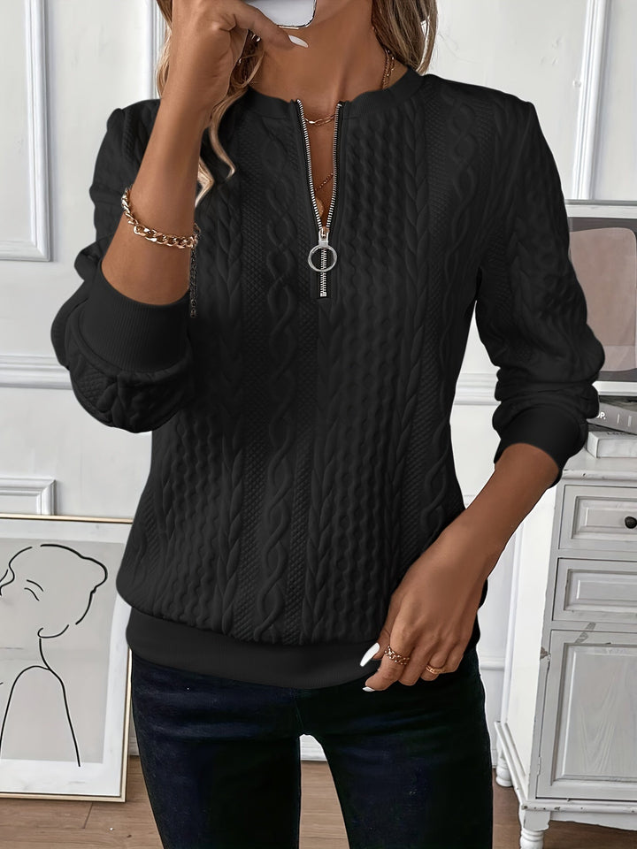 Amy | Pull élégant zippé