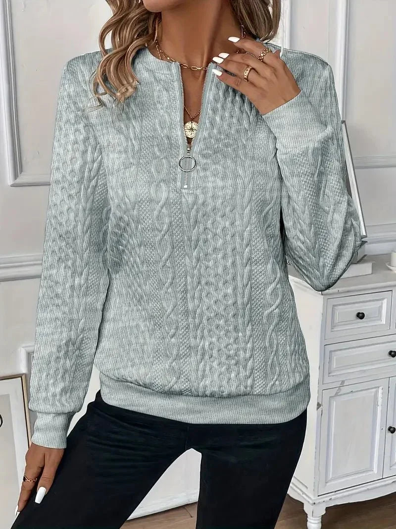 Amy | Pull élégant zippé
