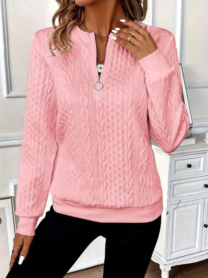 Amy | Pull élégant zippé
